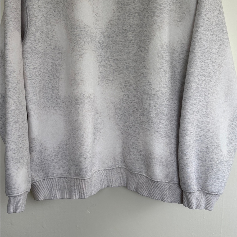 White Fox Santa Monica Tie Dye Heather Grey Sweatshirt L/XL - Picture 7 of 7